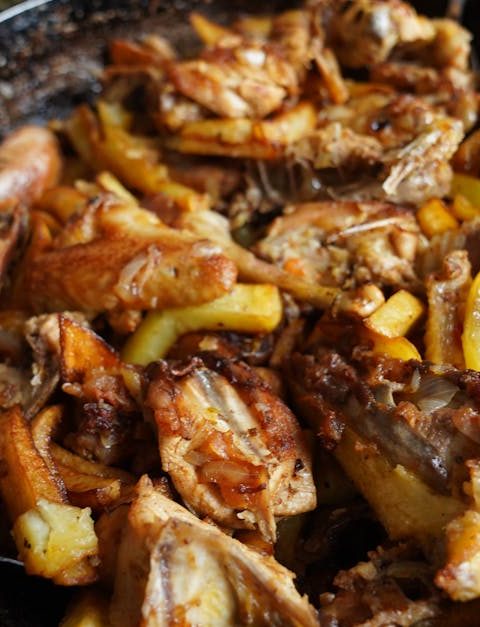 Курица с картошкой